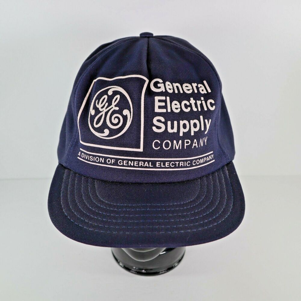 General Electric Supply Company Cap Hat Adult Snapnack Made in USA